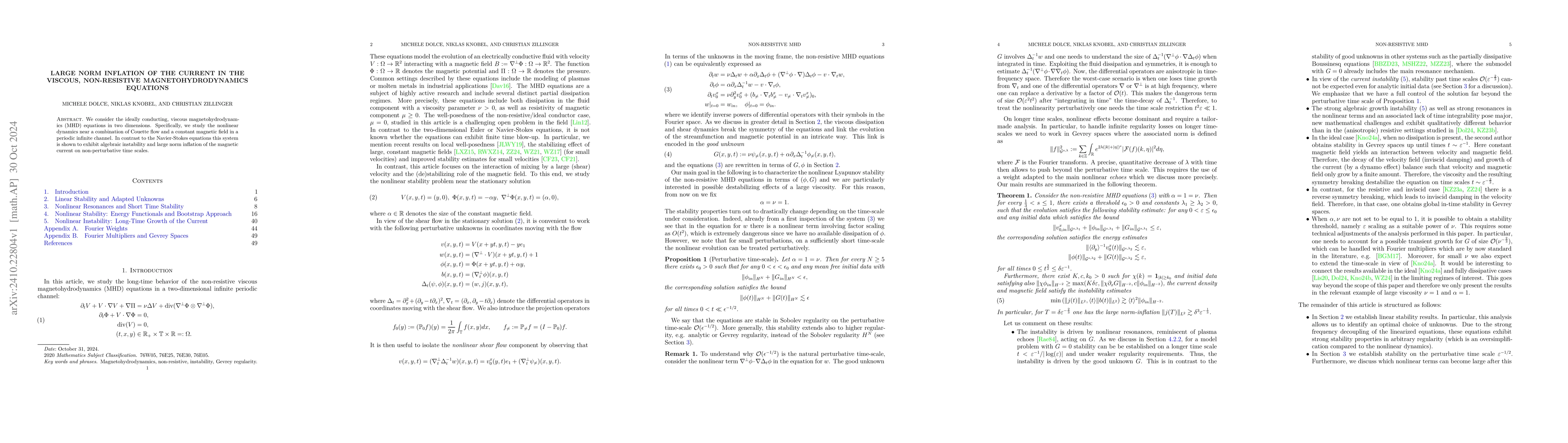 Thumbnail for Large norm inflation of the current in the viscous, non-resistive
  magnetohydrodynamics equations