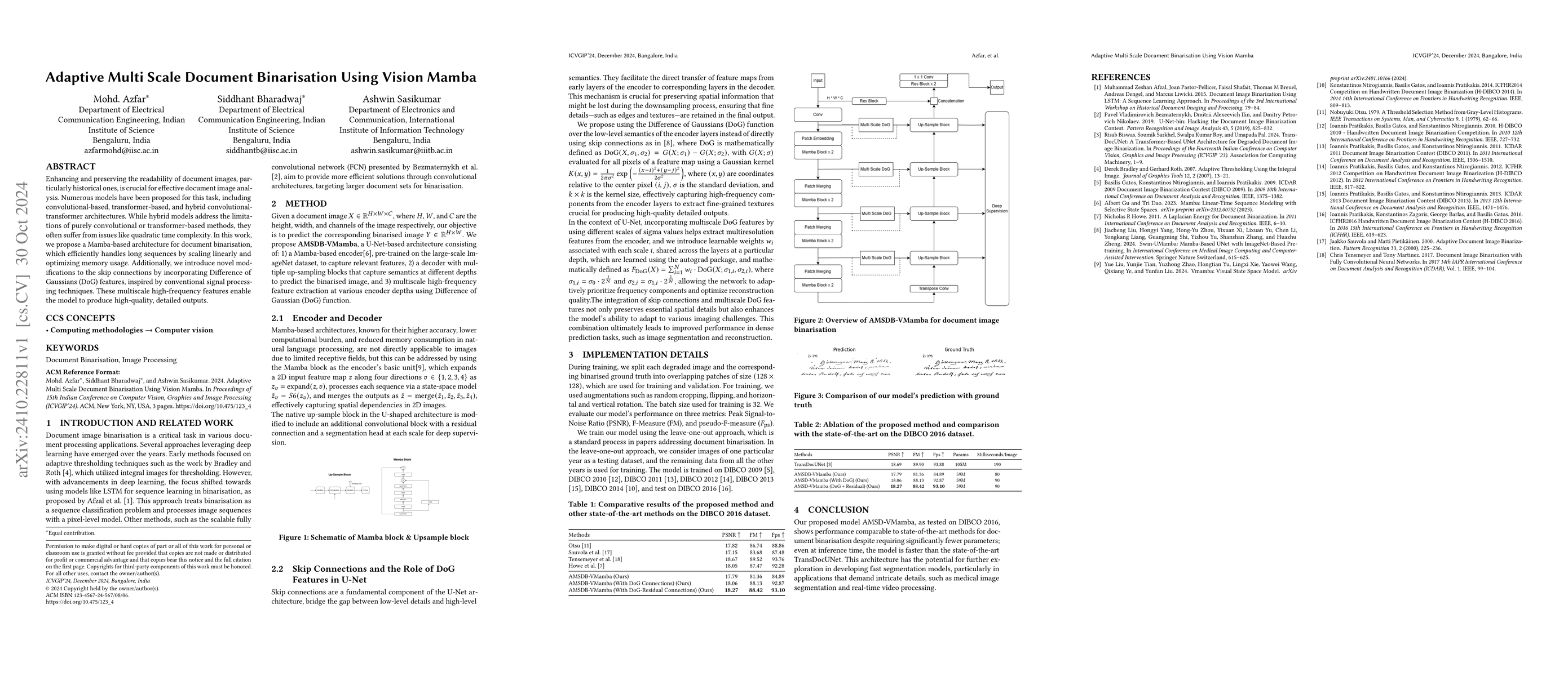 Thumbnail for Adaptive Multi Scale Document Binarisation Using Vision Mamba