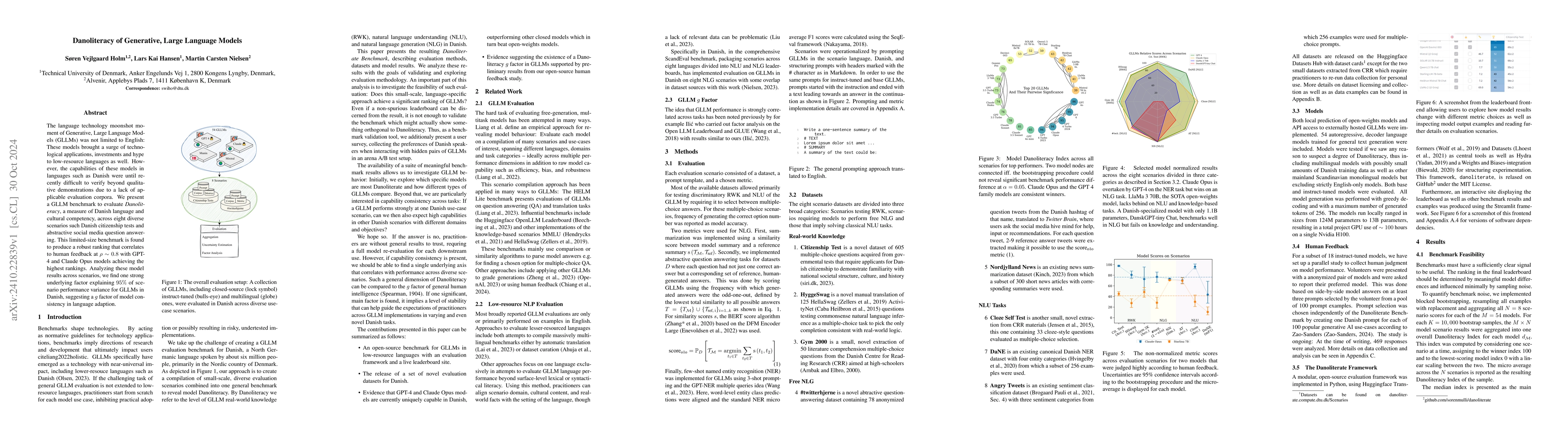 Thumbnail for Danoliteracy of Generative, Large Language Models