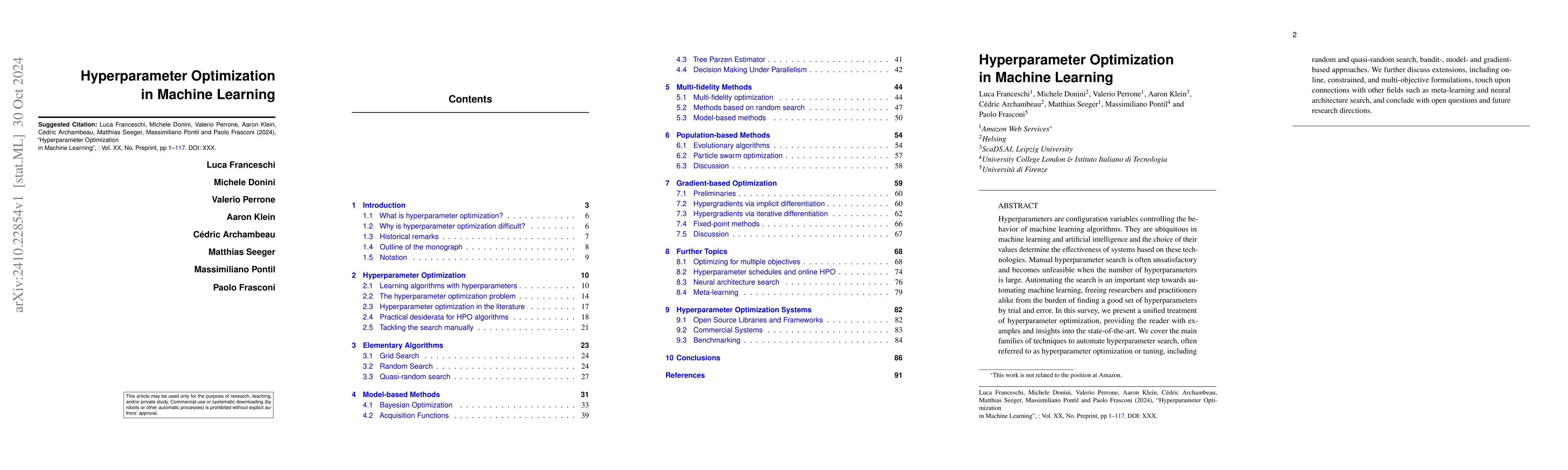 Thumbnail for Hyperparameter Optimization in Machine Learning