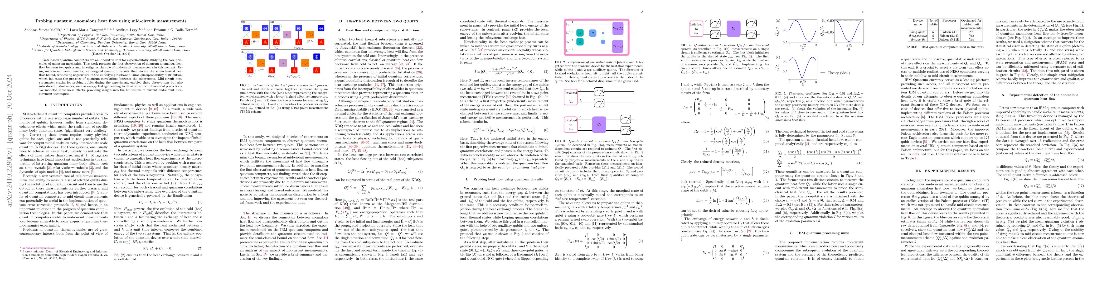 Thumbnail for Probing quantum anomalous heat flow using mid-circuit measurements