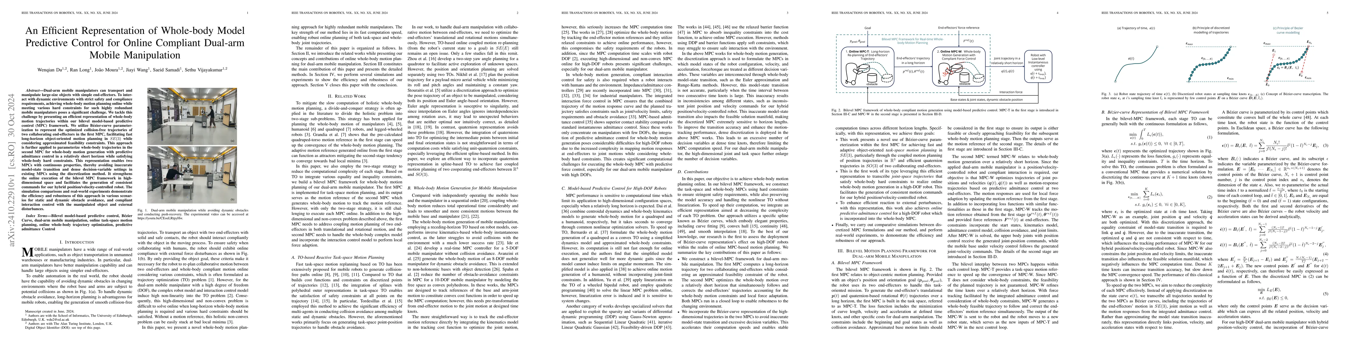 Thumbnail for An Efficient Representation of Whole-body Model Predictive Control for
  Online Compliant Dual-arm Mobile Manipulation