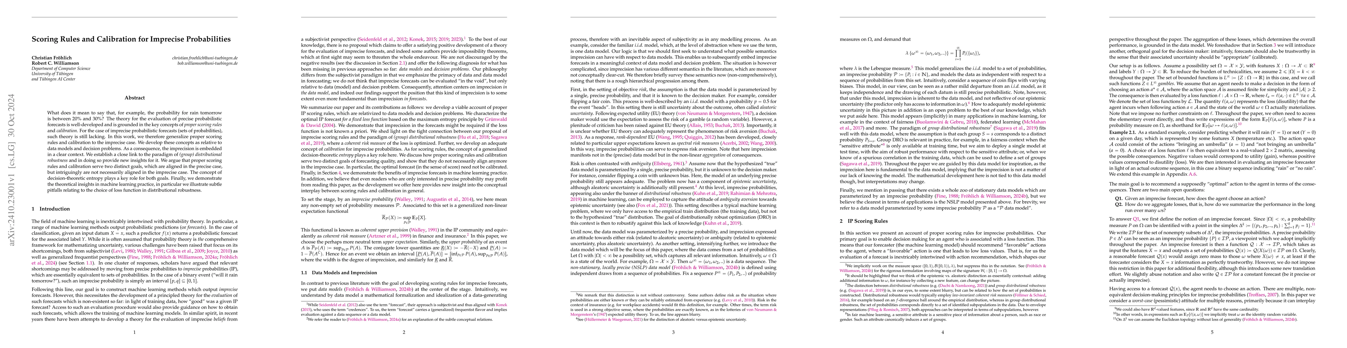 Thumbnail for Scoring Rules and Calibration for Imprecise Probabilities