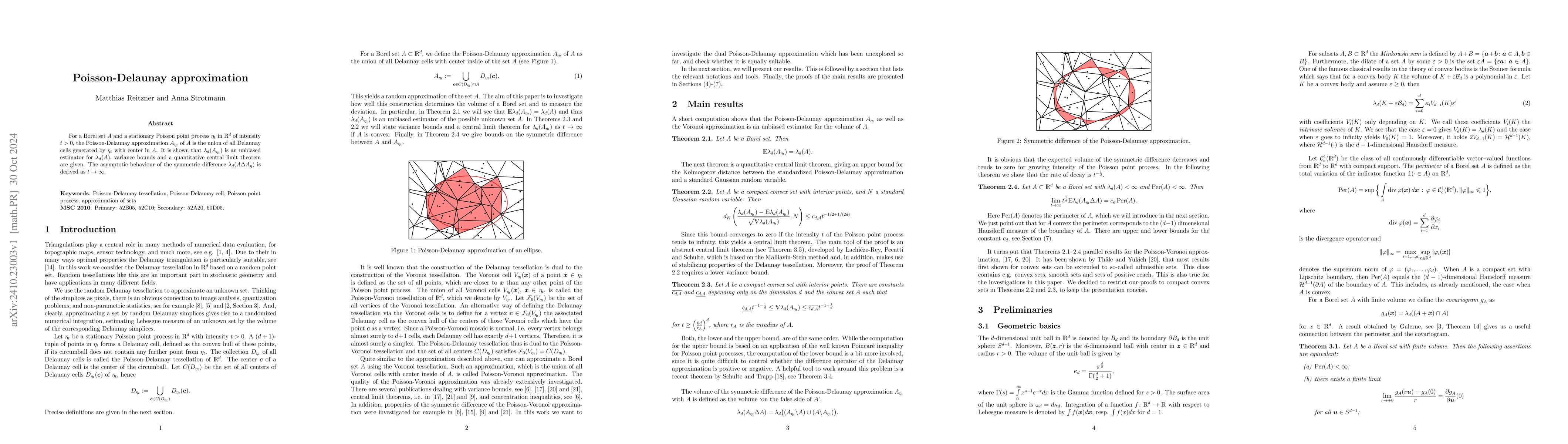 Thumbnail for Poisson-Delaunay approximation