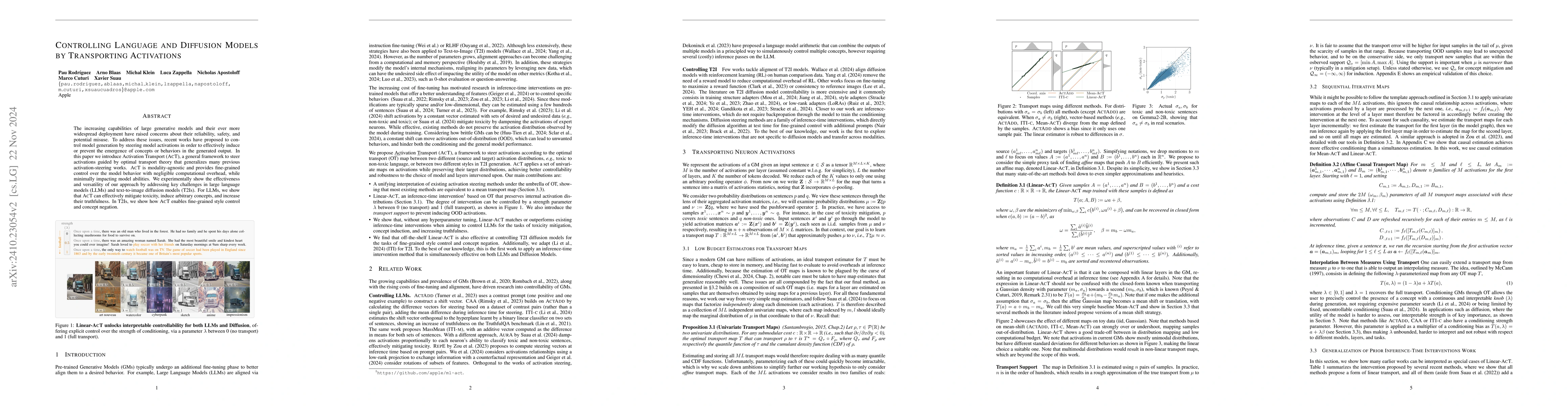 Thumbnail for Controlling Language and Diffusion Models by Transporting Activations