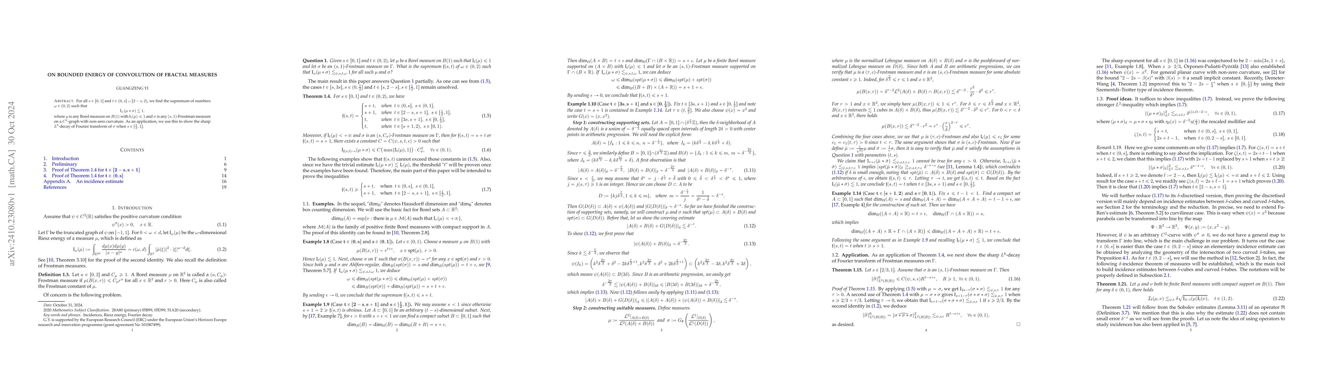 Thumbnail for On bounded energy of convolution of fractal measures