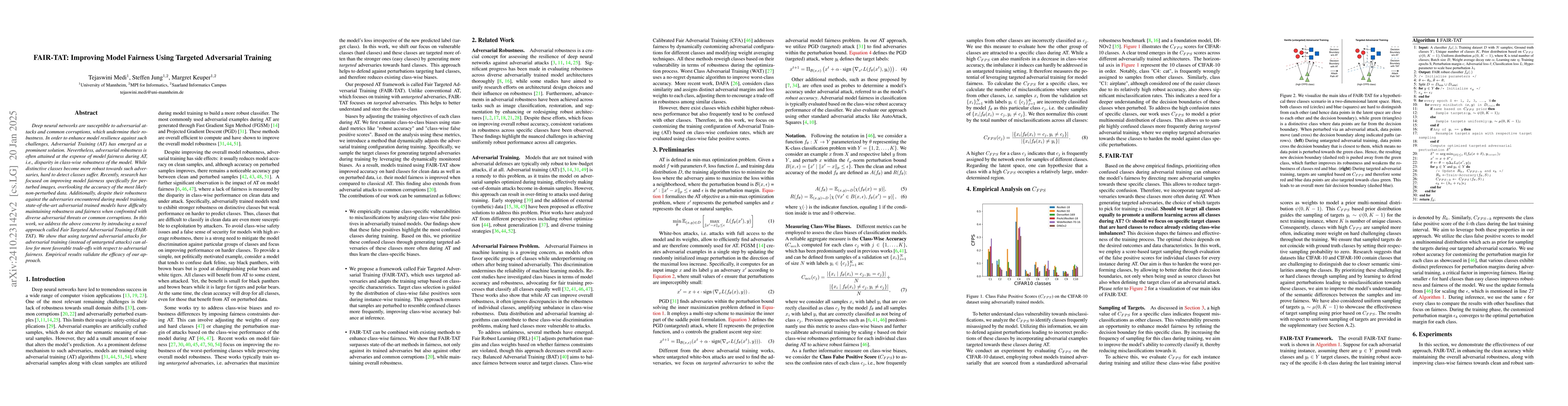 Thumbnail for FAIR-TAT: Improving Model Fairness Using Targeted Adversarial Training