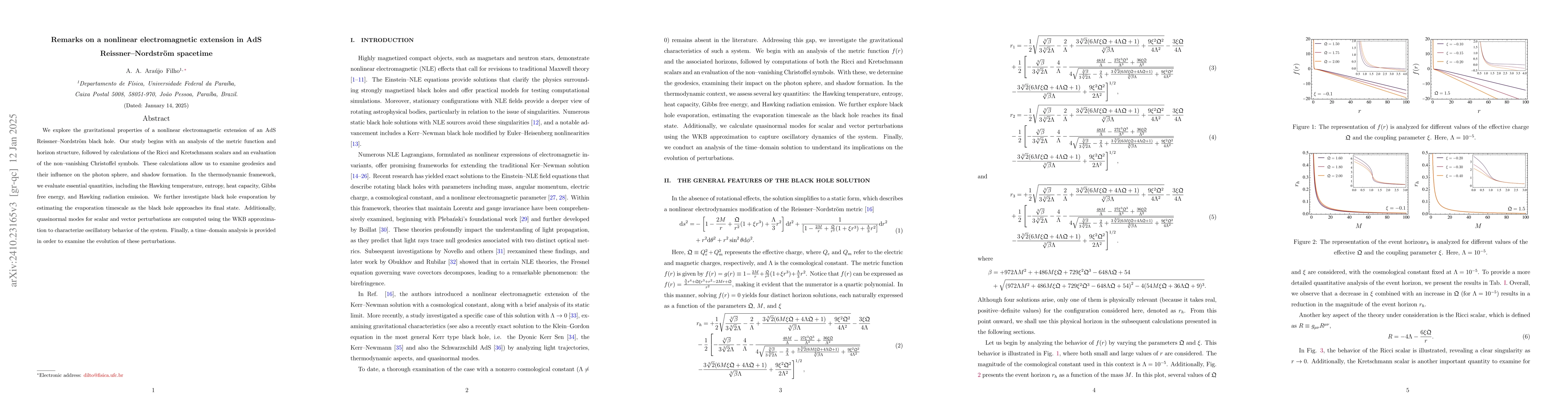 Thumbnail for Remarks on a nonlinear electromagnetic extension in AdS
  Reissner-Nordström spacetime