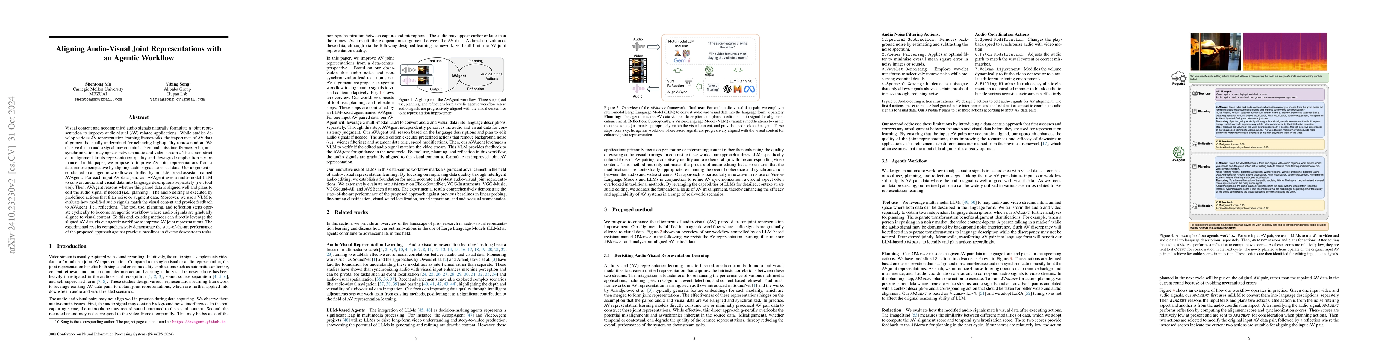 Thumbnail for Aligning Audio-Visual Joint Representations with an Agentic Workflow