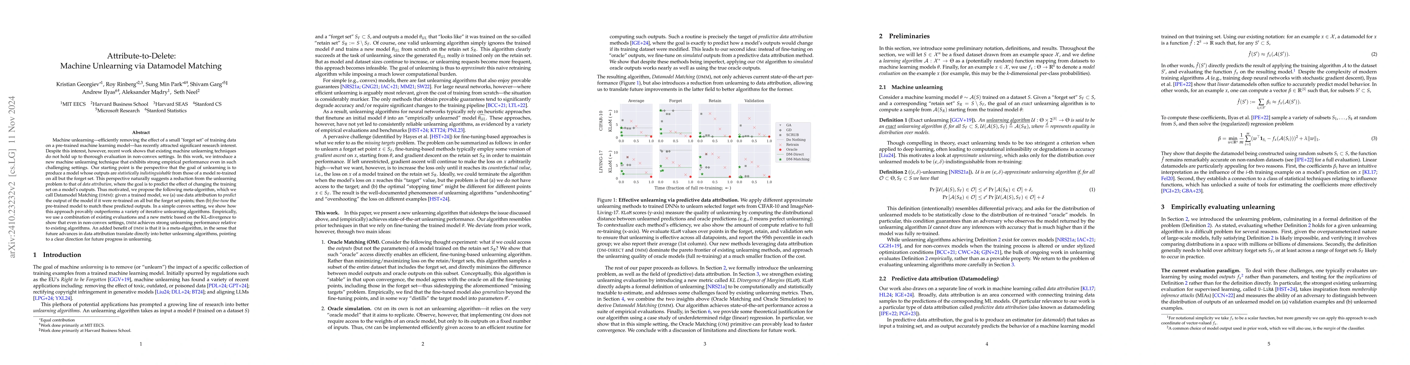 Thumbnail for Attribute-to-Delete: Machine Unlearning via Datamodel Matching