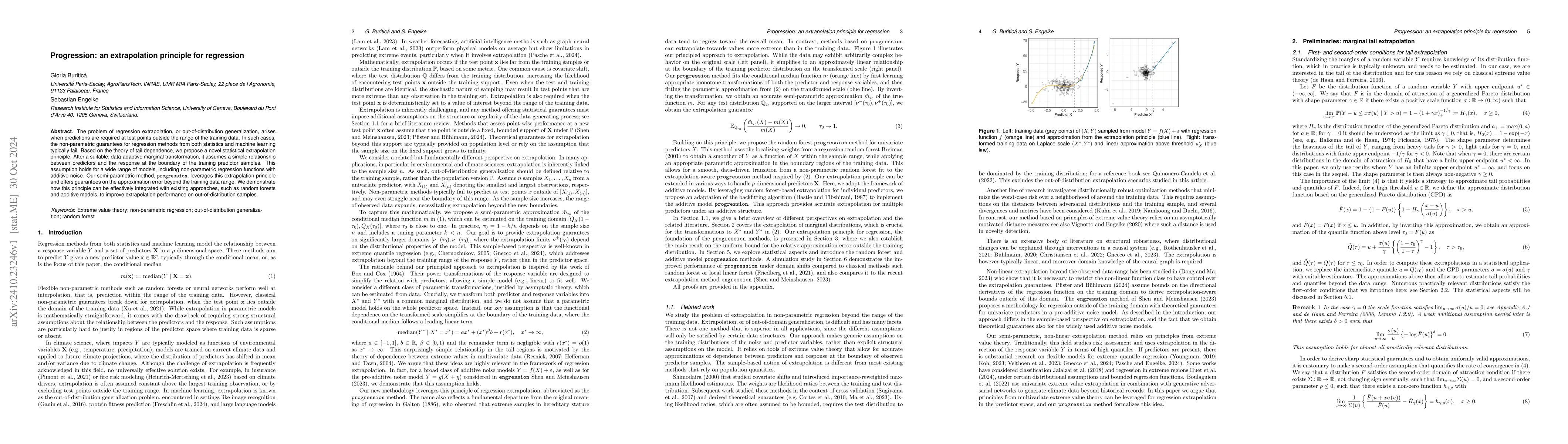 Thumbnail for Progression: an extrapolation principle for regression