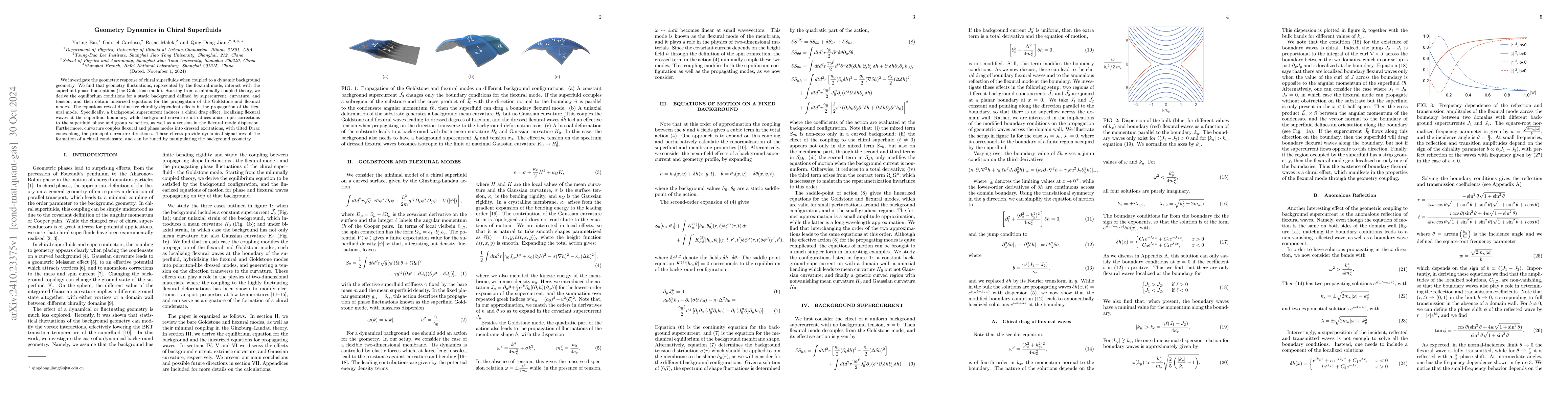 Thumbnail for Geometry Dynamics in Chiral Superfluids