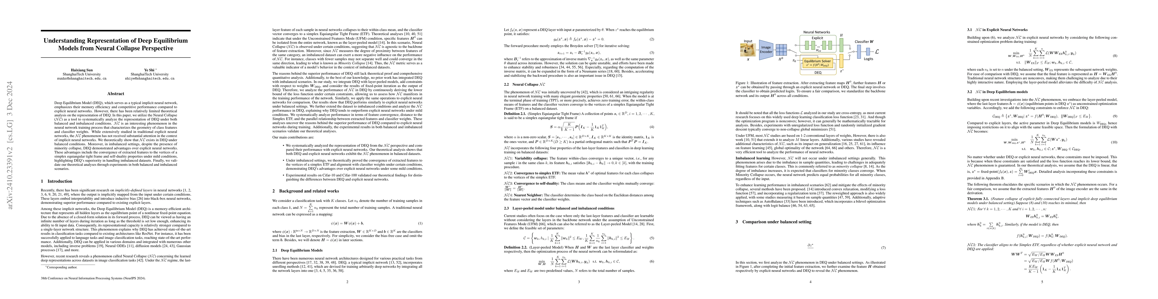 Thumbnail for Understanding Representation of Deep Equilibrium Models from Neural
  Collapse Perspective