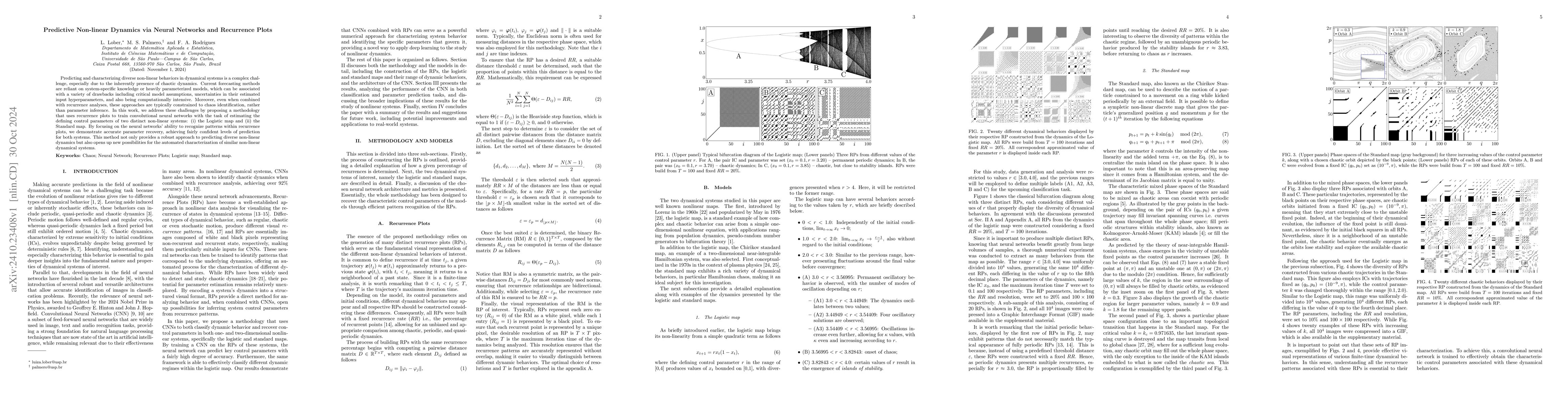 Thumbnail for Predictive Non-linear Dynamics via Neural Networks and Recurrence Plots