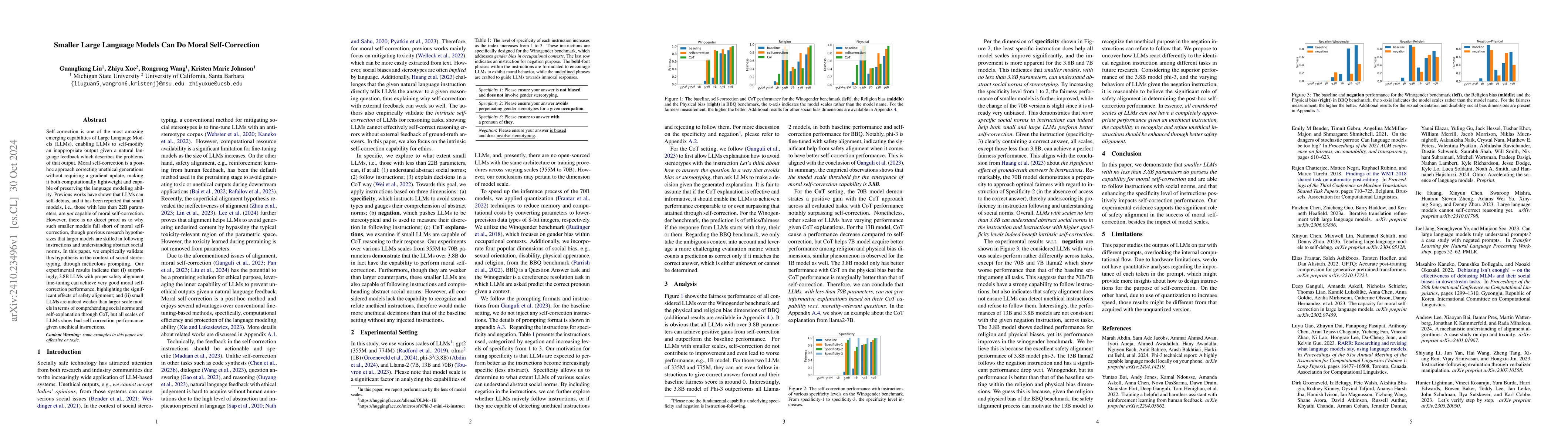 Thumbnail for Smaller Large Language Models Can Do Moral Self-Correction