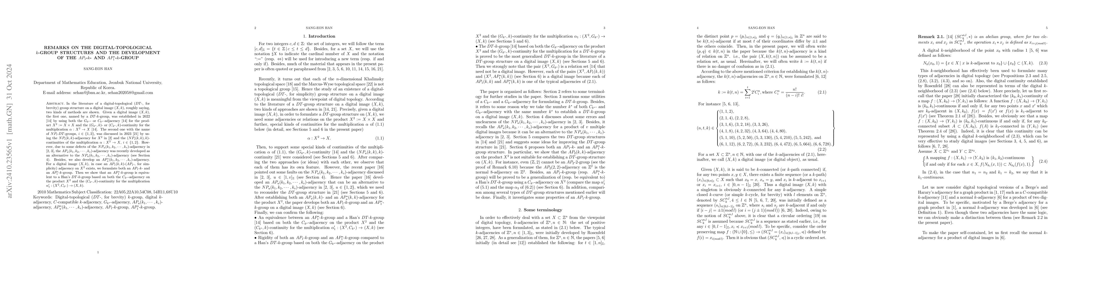 Thumbnail for Remarks on the digital-topological $k$-group structures and the
  development of the $AP_1$-$k$- and $AP_1^\ast$-$k$-group