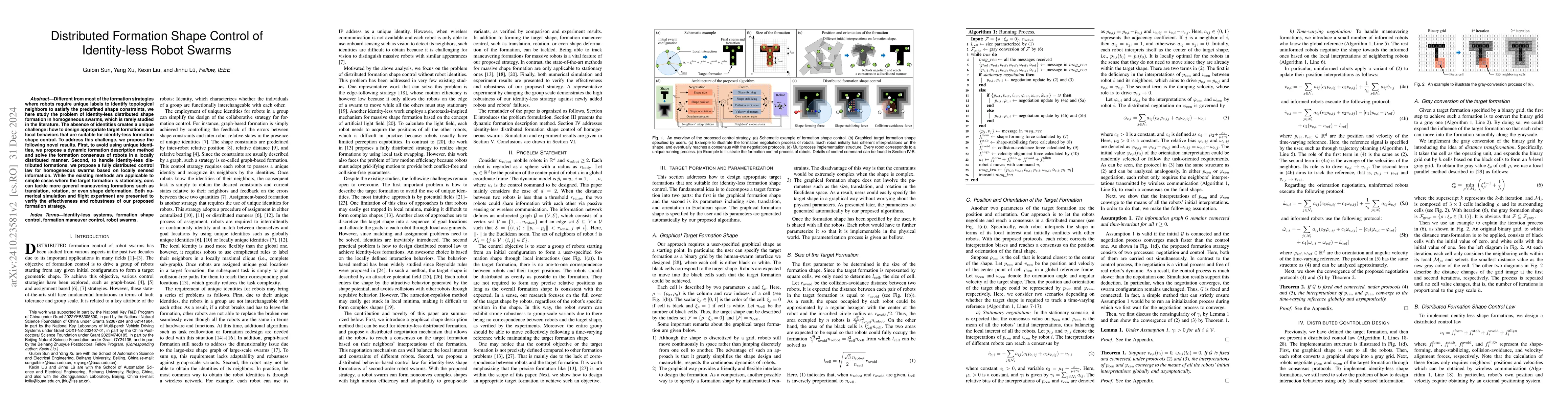 Thumbnail for Distributed Formation Shape Control of Identity-less Robot Swarms