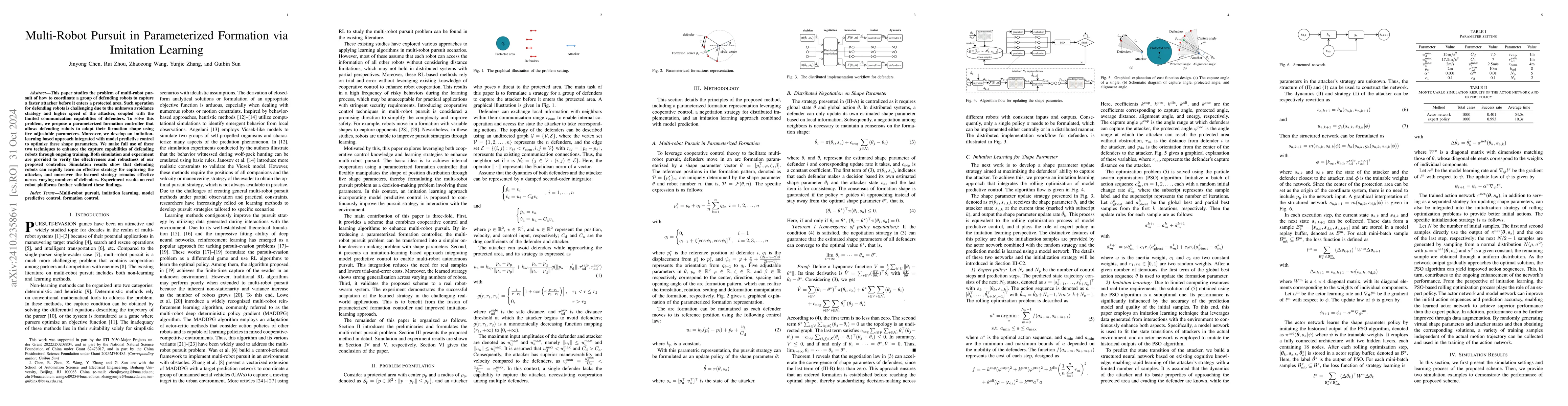 Thumbnail for Multi-Robot Pursuit in Parameterized Formation via Imitation Learning