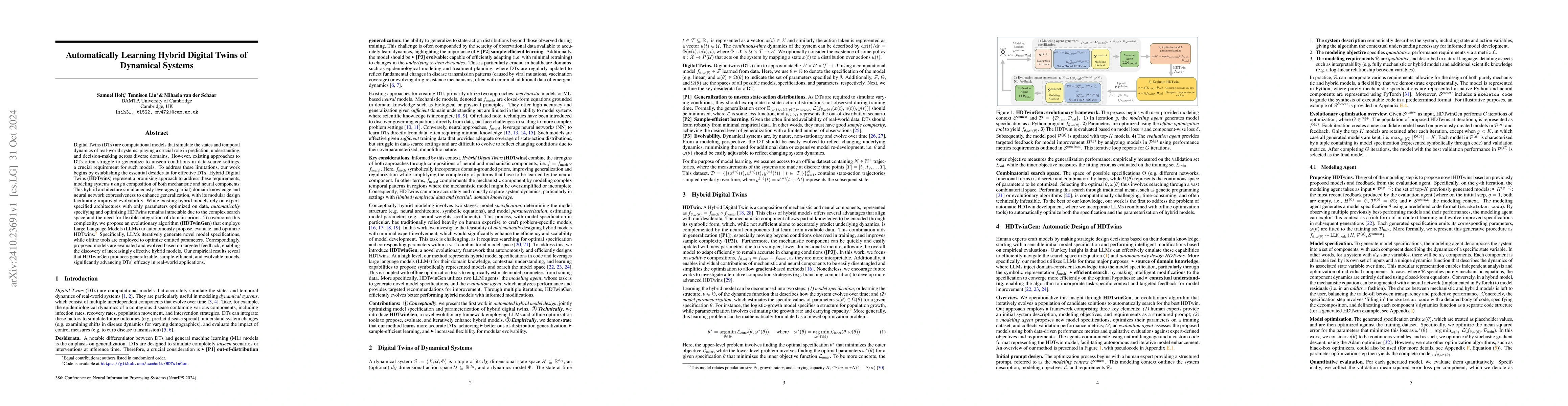 Thumbnail for Automatically Learning Hybrid Digital Twins of Dynamical Systems