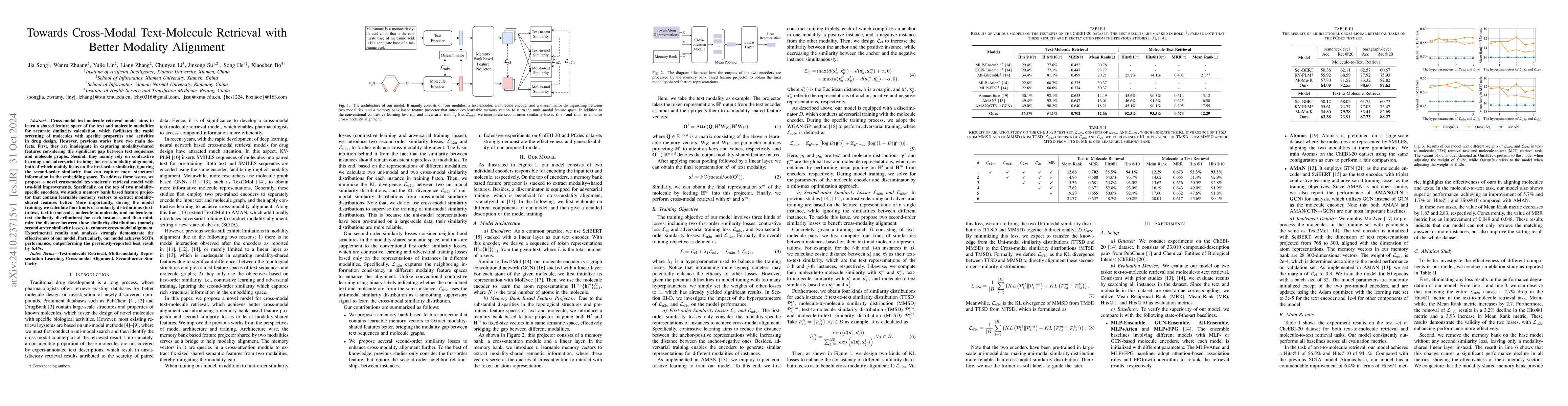 Thumbnail for Towards Cross-Modal Text-Molecule Retrieval with Better Modality
  Alignment