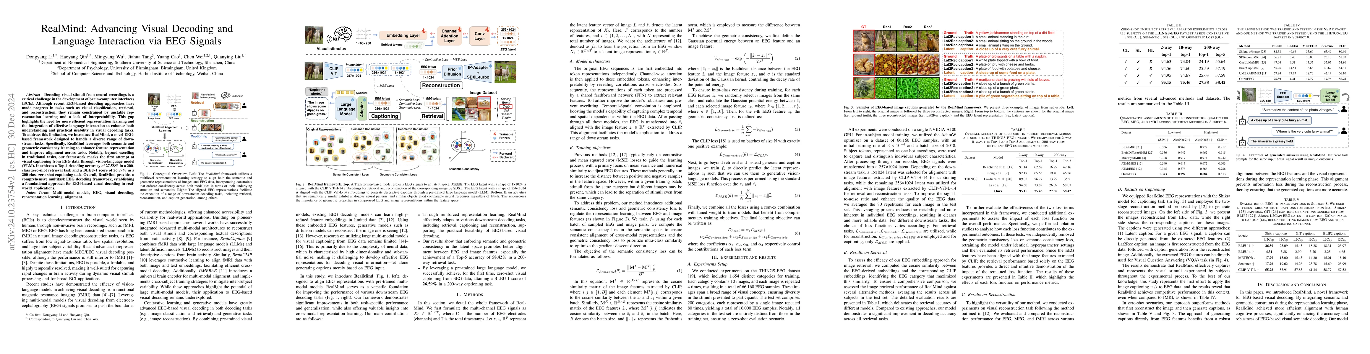 Thumbnail for RealMind: Zero-Shot EEG-Based Visual Decoding and Captioning Using
  Multi-Modal Models