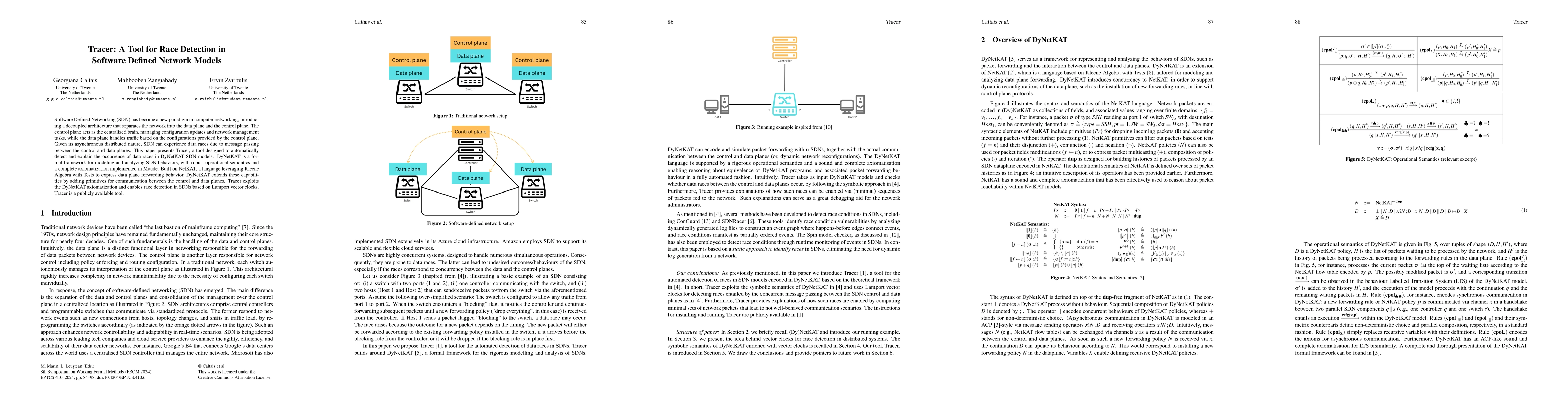 Thumbnail for Tracer: A Tool for Race Detection in Software Defined Network Models