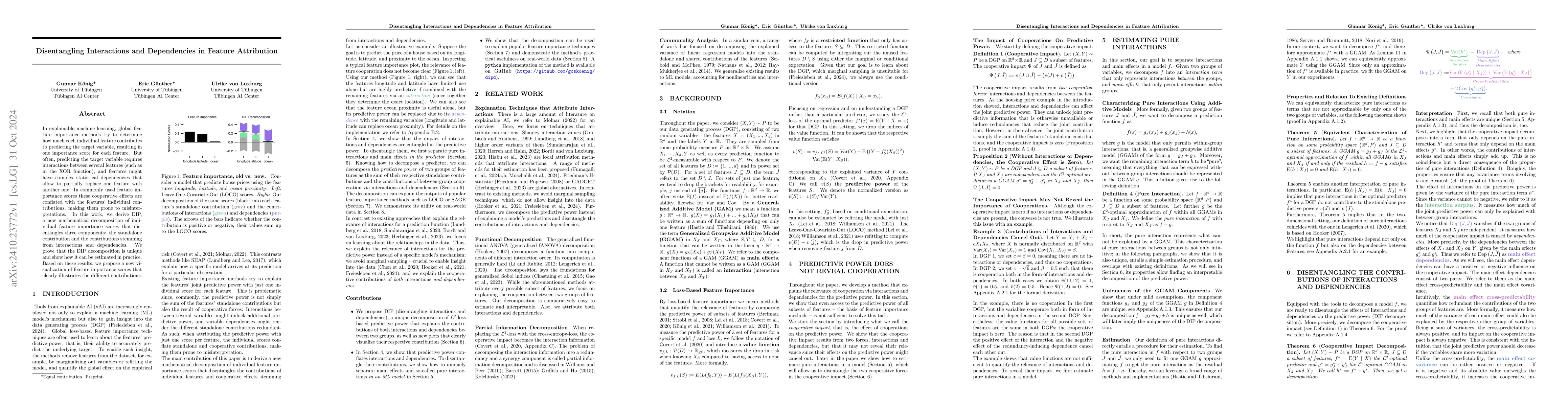 Thumbnail for Disentangling Interactions and Dependencies in Feature Attribution