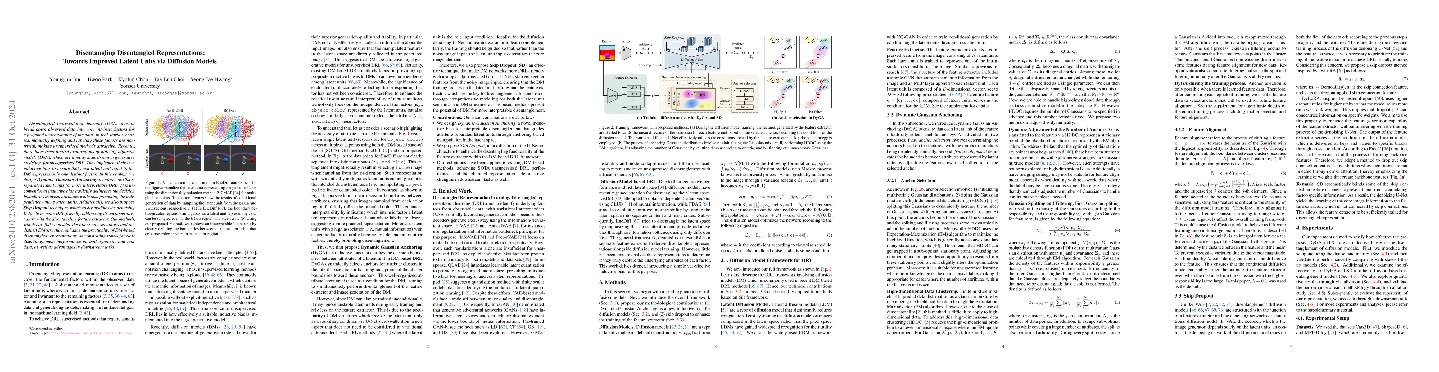 Thumbnail for Disentangling Disentangled Representations: Towards Improved Latent
  Units via Diffusion Models
