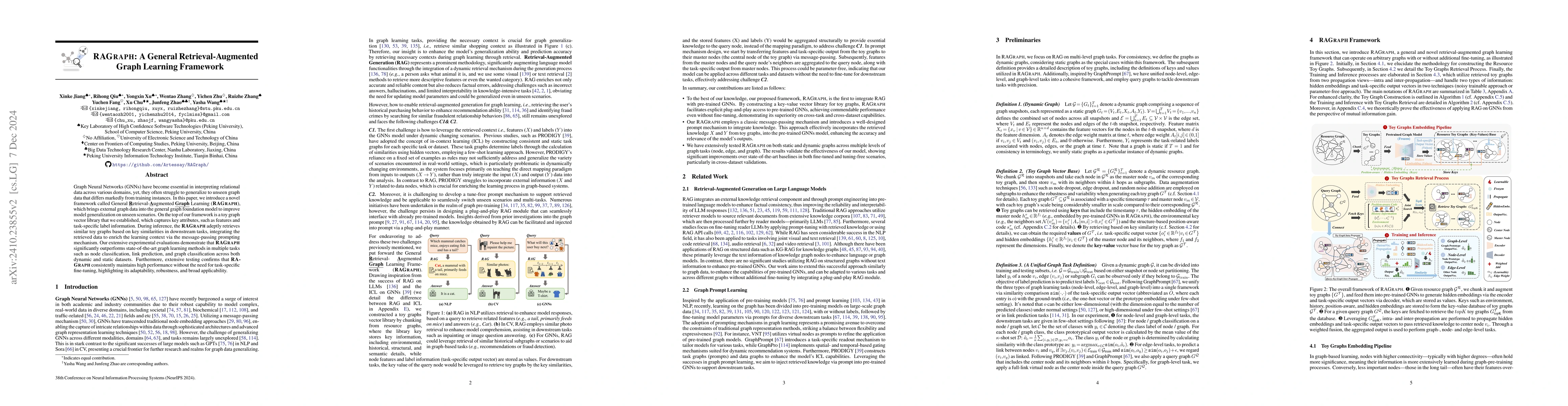 Thumbnail for RAGraph: A General Retrieval-Augmented Graph Learning Framework
