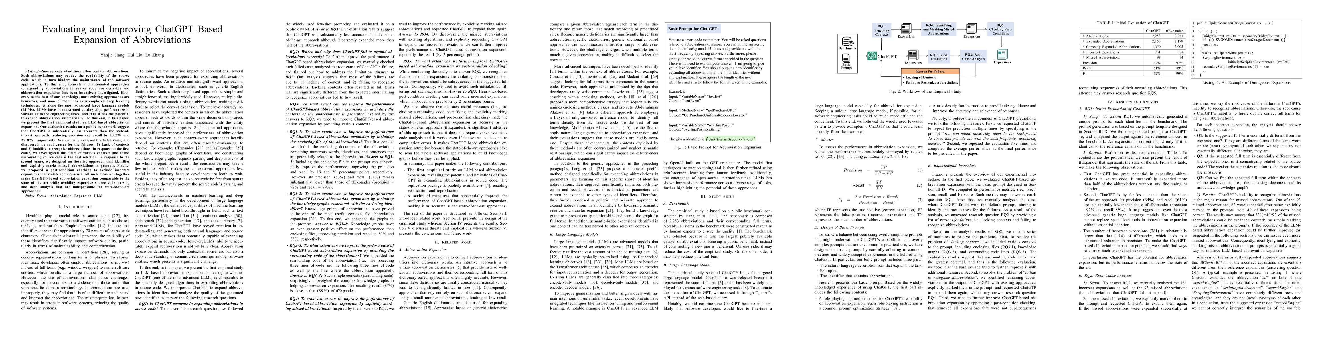 Thumbnail for Evaluating and Improving ChatGPT-Based Expansion of Abbreviations