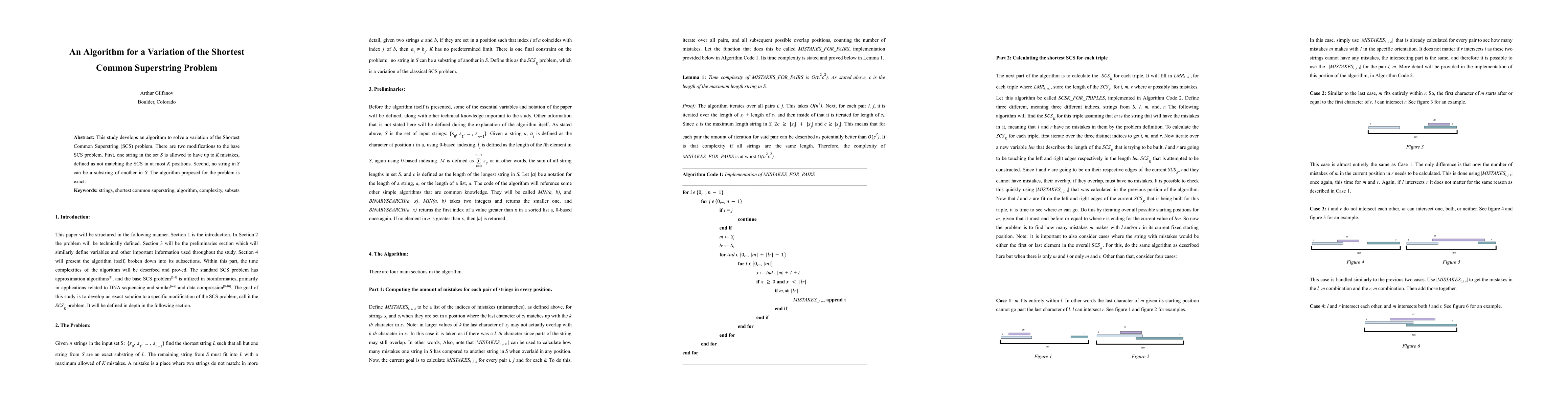 Thumbnail for An Algorithm for a Variation of the Shortest Common Superstring Problem