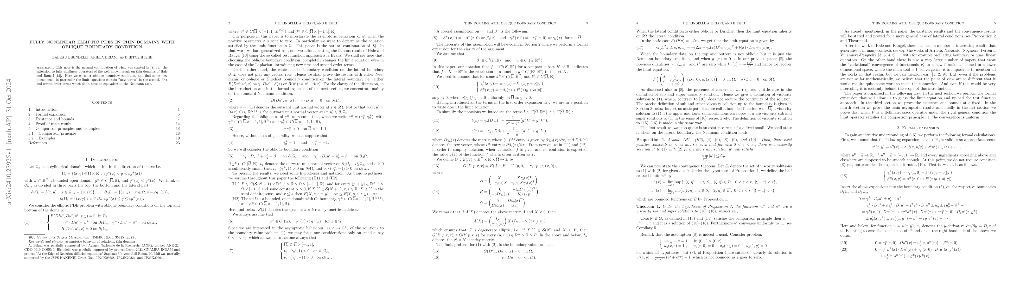 Thumbnail for Fully nonlinear elliptic PDEs in thin domains with oblique boundary
  condition