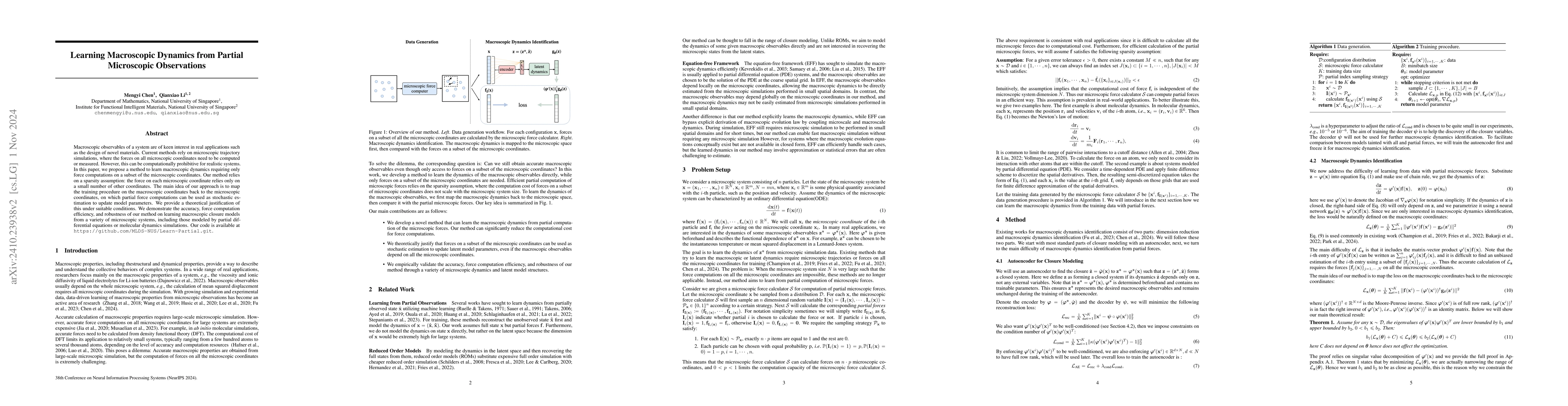 Thumbnail for Learning Macroscopic Dynamics from Partial Microscopic Observations