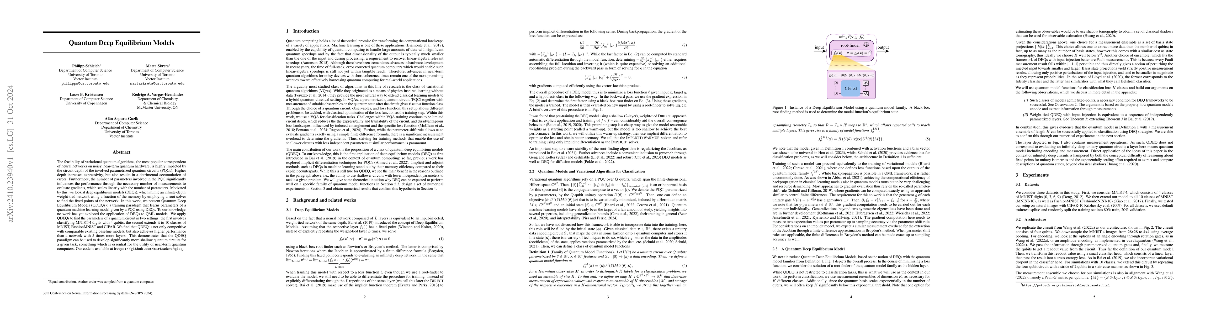Thumbnail for Quantum Deep Equilibrium Models