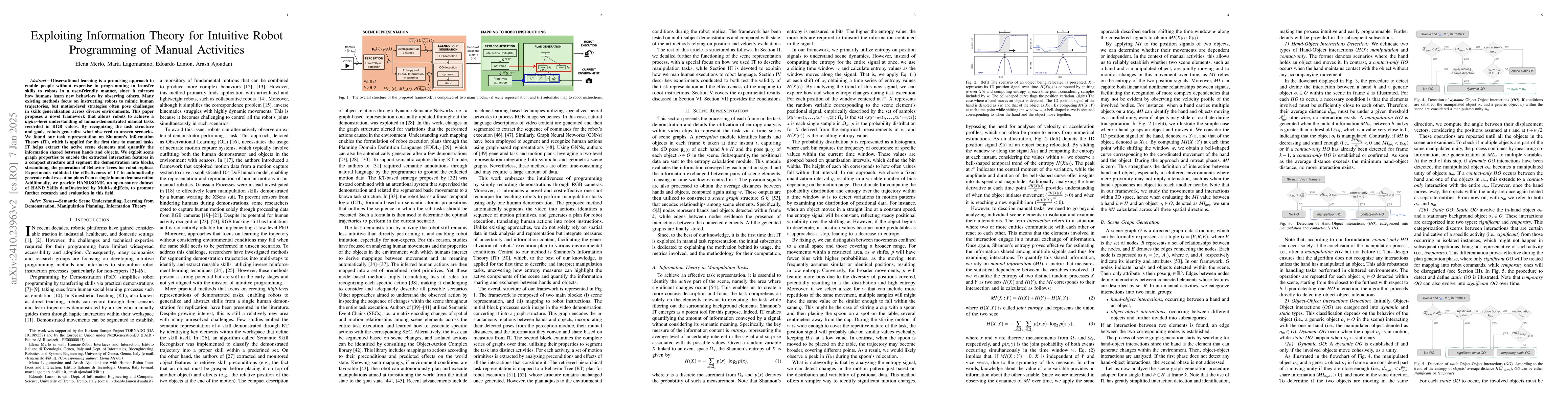 Thumbnail for Exploiting Information Theory for Intuitive Robot Programming of Manual
  Activities