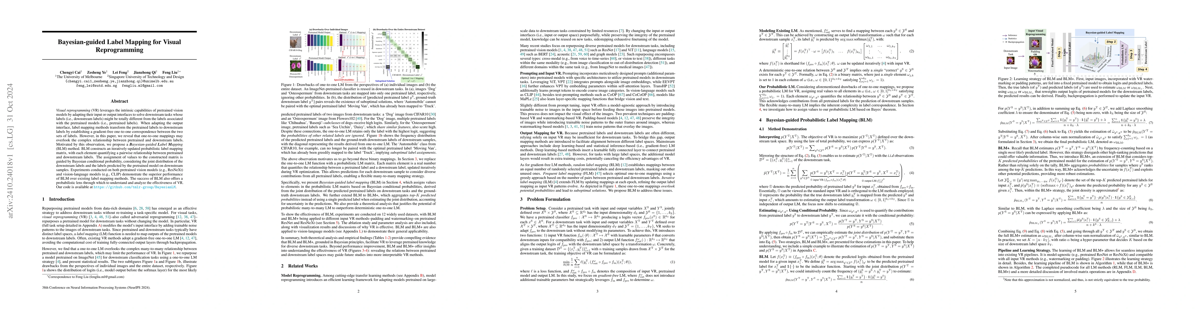 Thumbnail for Bayesian-guided Label Mapping for Visual Reprogramming