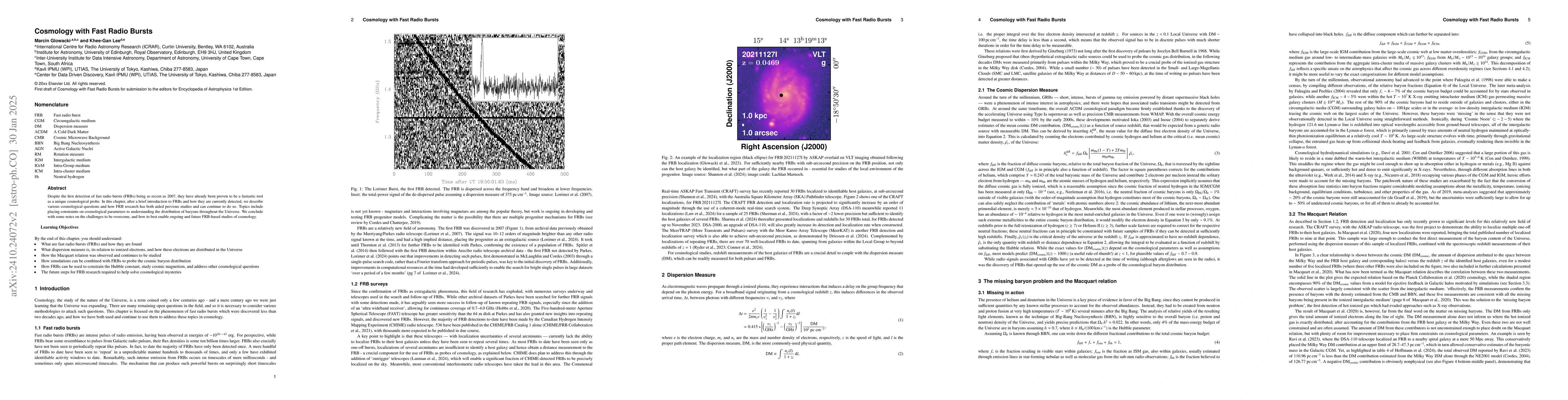 Thumbnail for Cosmology with Fast Radio Bursts