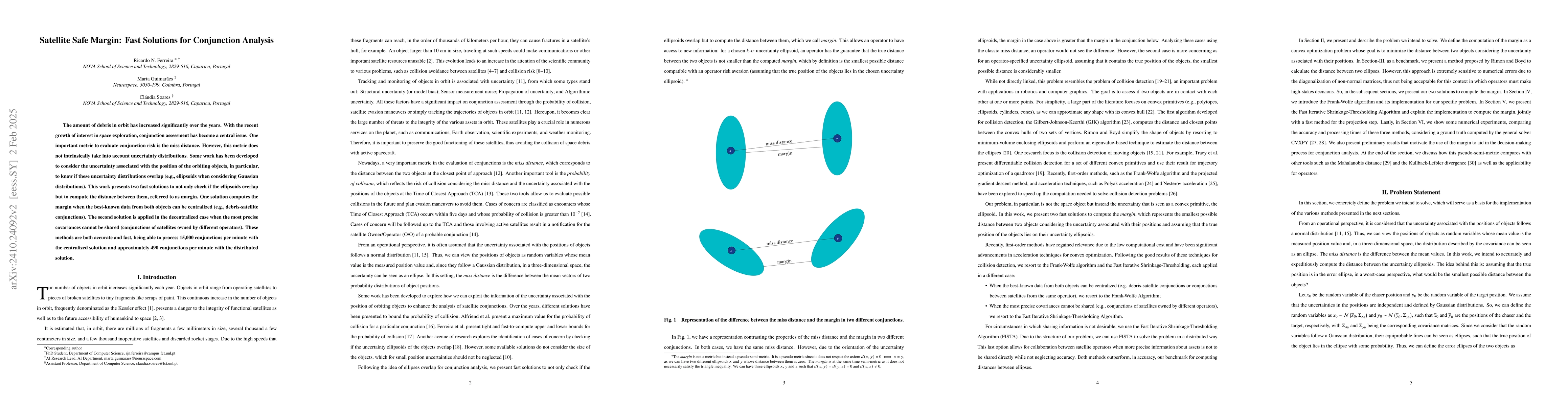 Thumbnail for Satellite Safe Margin: Fast solutions for Conjunction Analysis
