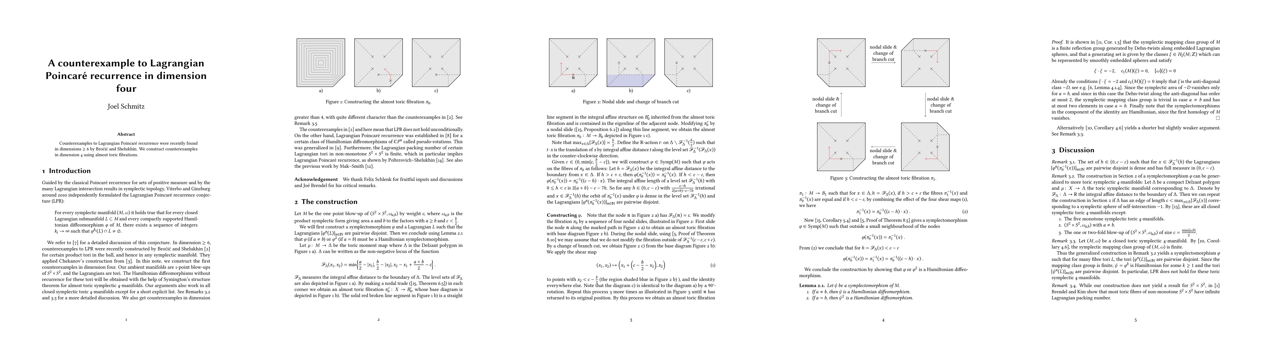 Thumbnail for A counterexample to Lagrangian Poincaré recurrence in dimension four