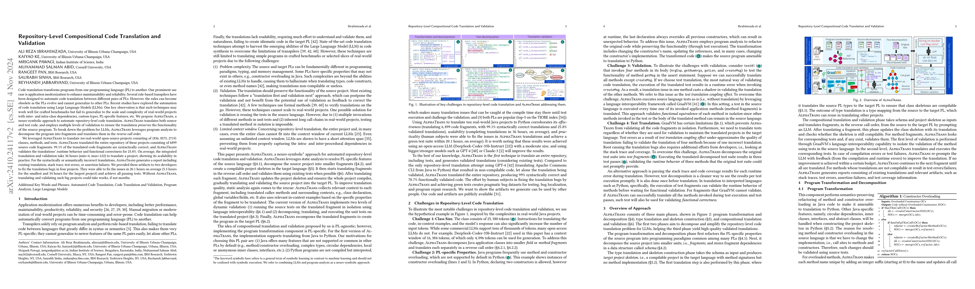 Thumbnail for Repository-Level Compositional Code Translation and Validation
