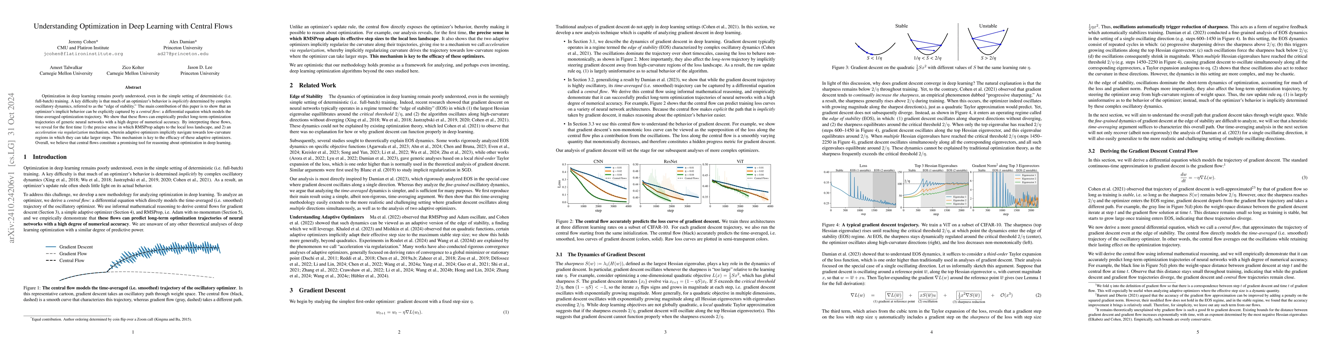 Thumbnail for Understanding Optimization in Deep Learning with Central Flows