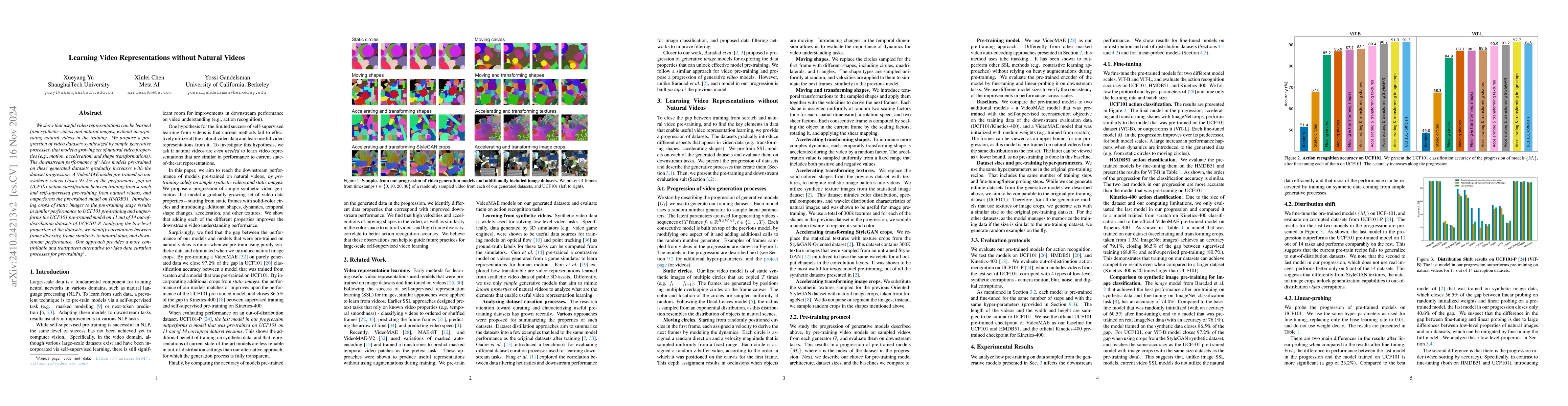Thumbnail for Learning Video Representations without Natural Videos