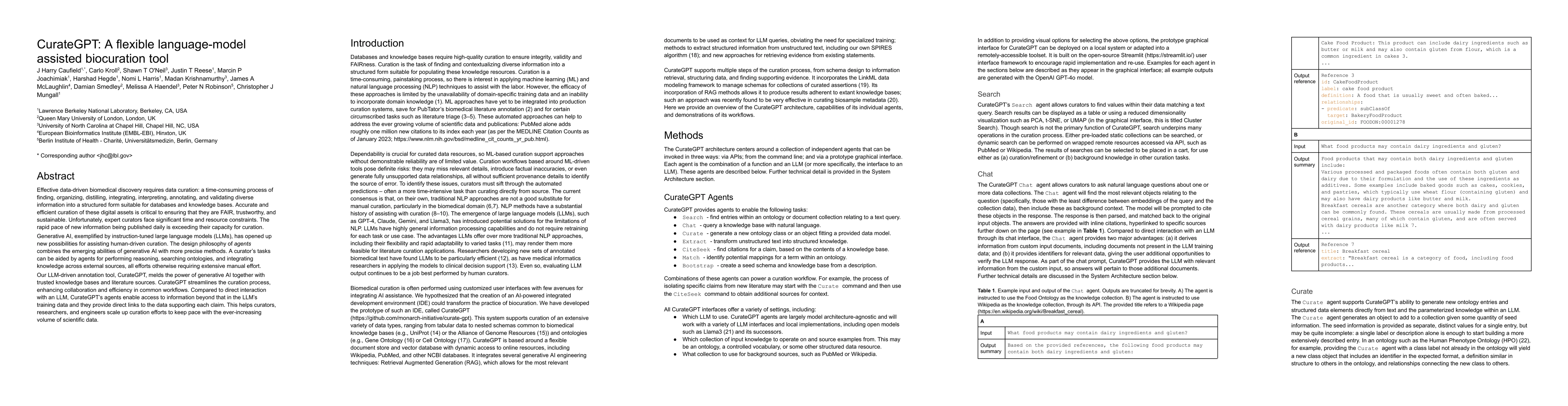 Thumbnail for CurateGPT: A flexible language-model assisted biocuration tool