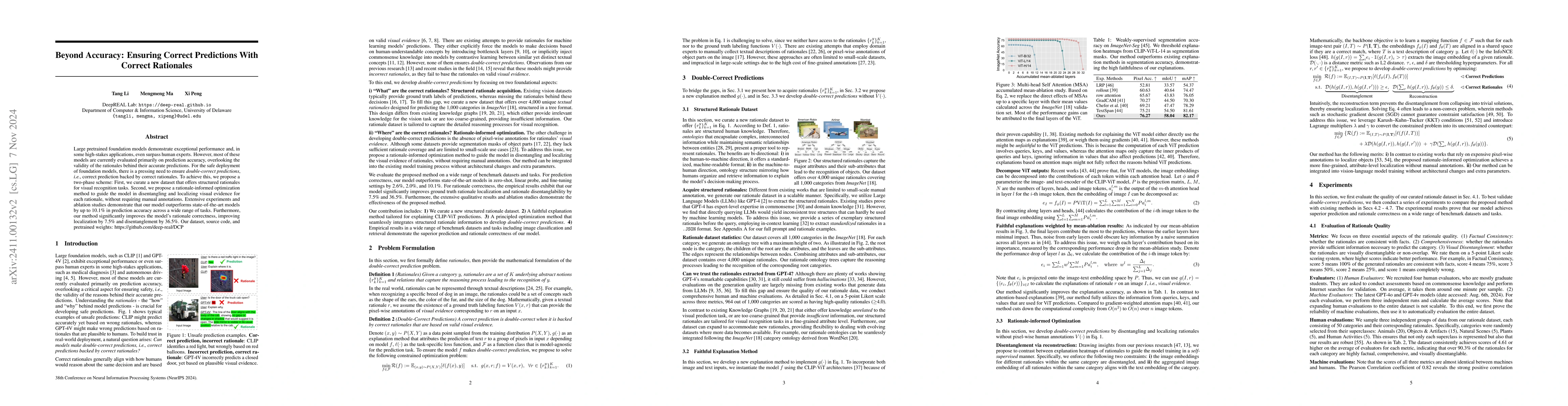 Thumbnail for Beyond Accuracy: Ensuring Correct Predictions With Correct Rationales