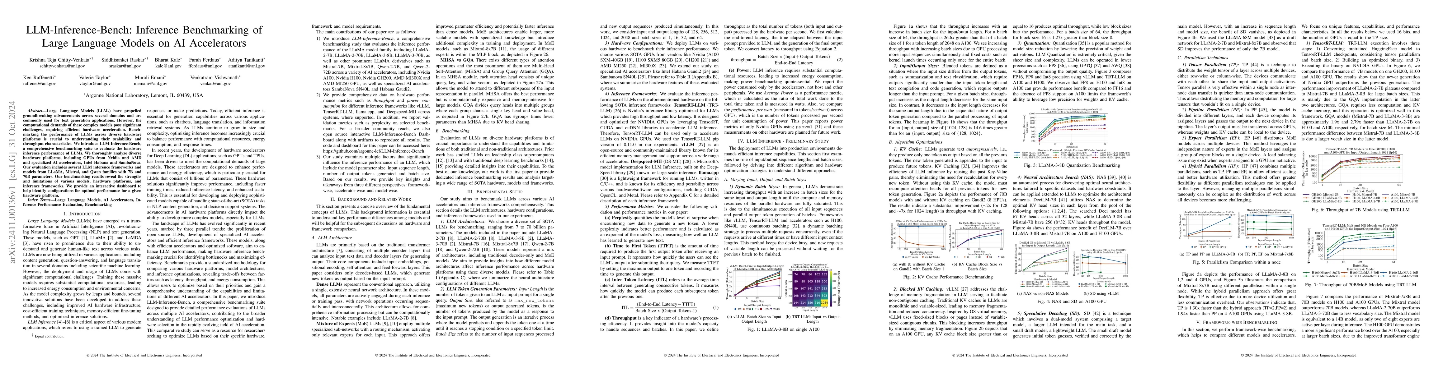 Thumbnail for LLM-Inference-Bench: Inference Benchmarking of Large Language Models on
  AI Accelerators