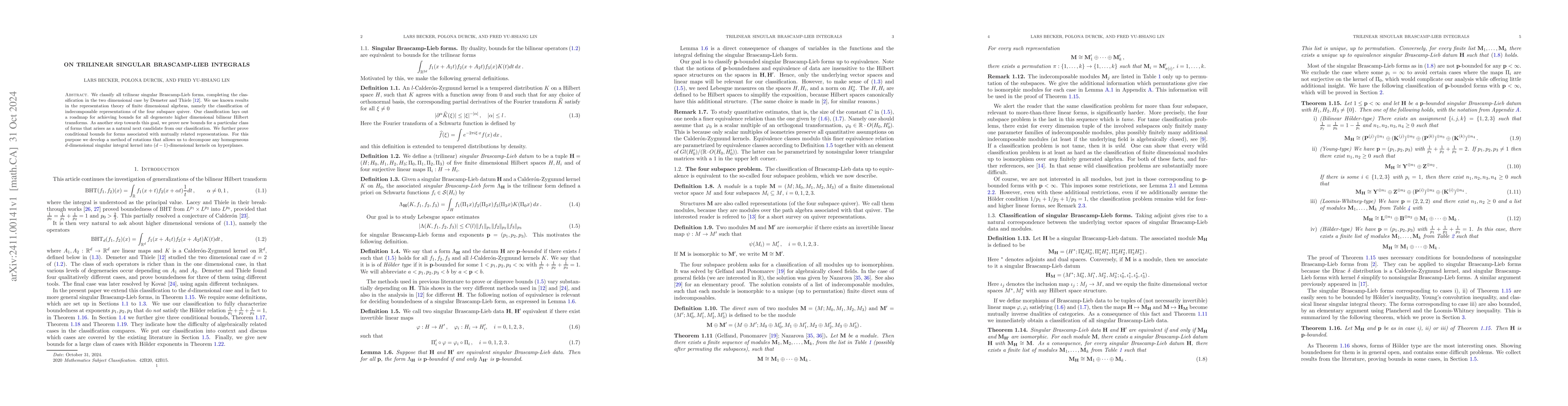 Thumbnail for On trilinear singular Brascamp-Lieb integrals