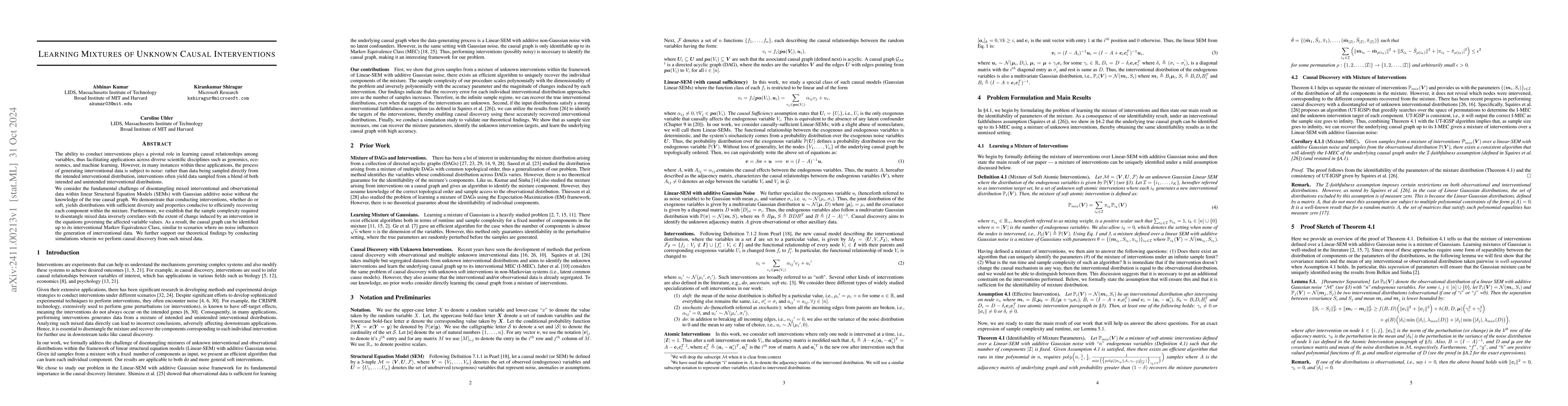 Thumbnail for Learning Mixtures of Unknown Causal Interventions