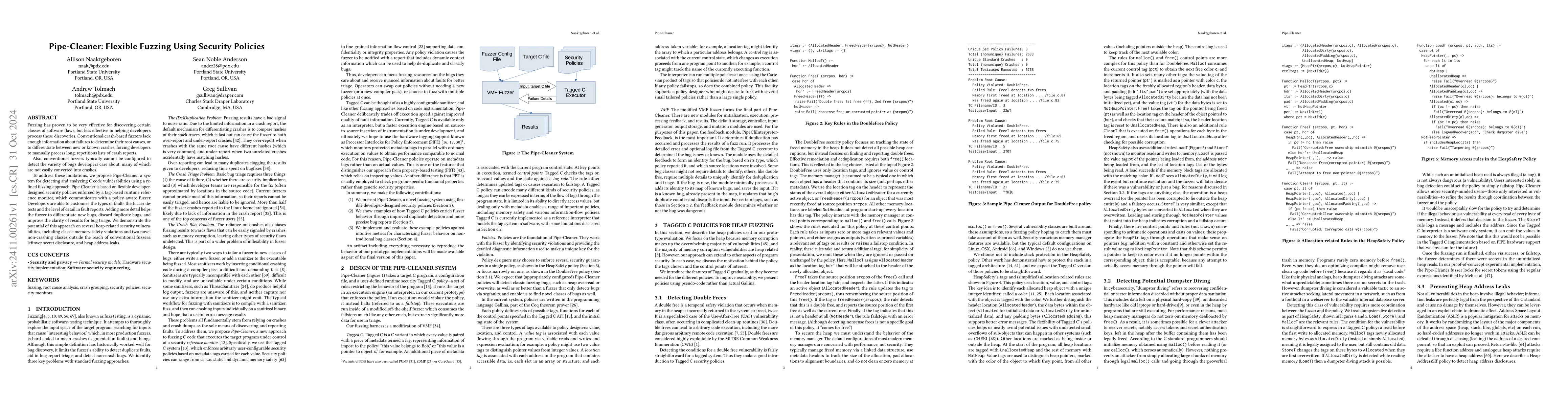 Thumbnail for Pipe-Cleaner: Flexible Fuzzing Using Security Policies