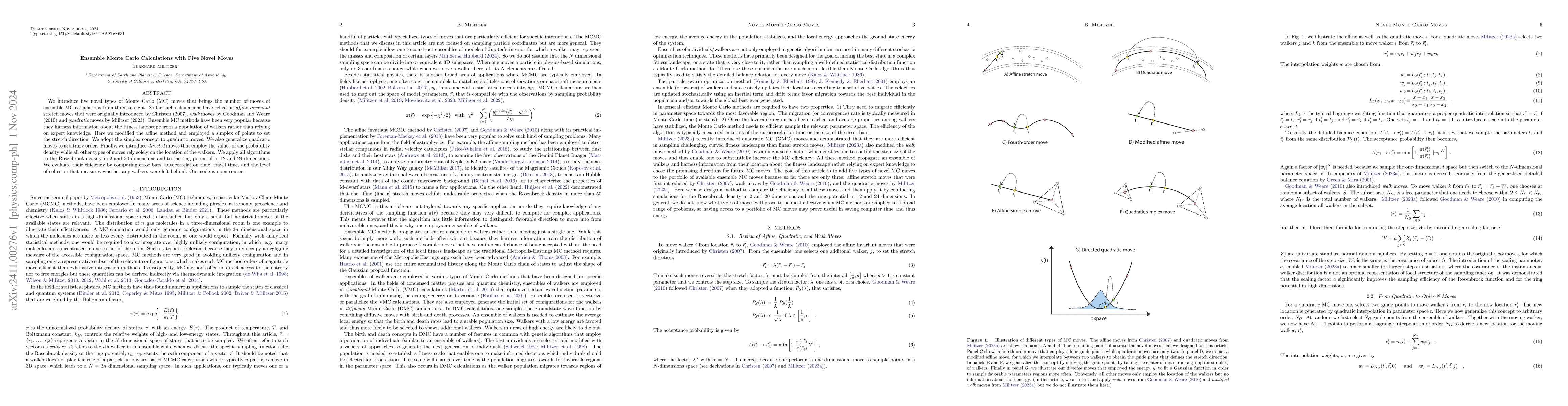 Thumbnail for Ensemble Monte Carlo Calculations with Five Novel Moves