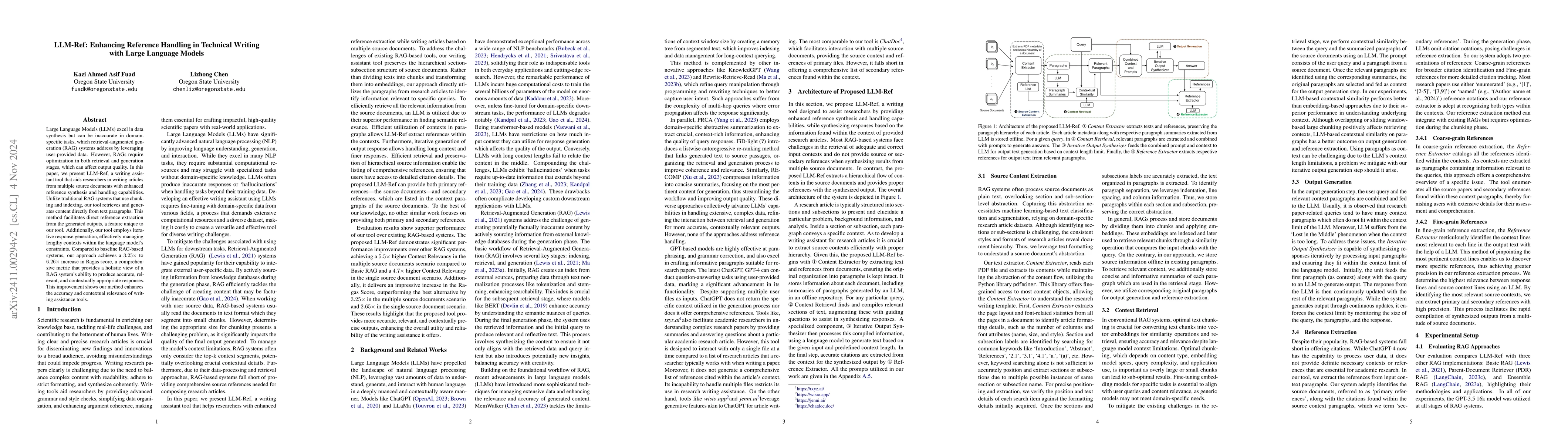 Thumbnail for LLM-Ref: Enhancing Reference Handling in Technical Writing with Large
  Language Models